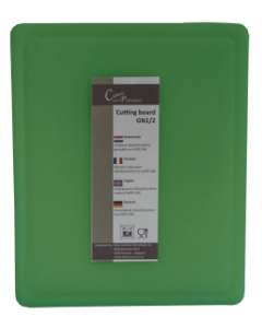 Cuinox Snijplank Hdpe 32,5x26,5x1,4cm met sapgeul groen