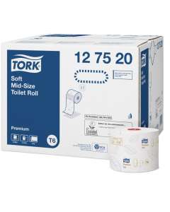 Tork zacht mid size toiletpapier 27 rollen 127520