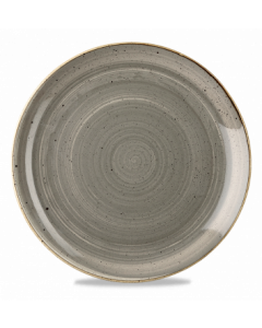 Plat Bord - Stonecast - Grey - D32,4 cm - Set 6