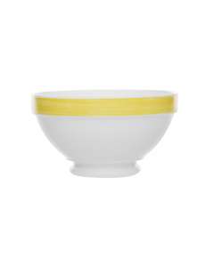 Arcoroc, Brush geel bowl 13cm, set 6