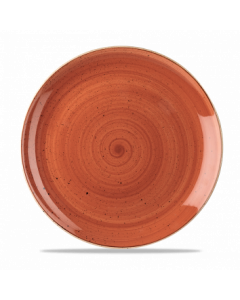 Plat Bord - Stonecast - Orange - D28,8 cm - Set 12