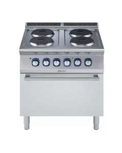 Electrolux Professional, fornuis 4 ronde kookpl, oven, 700XP