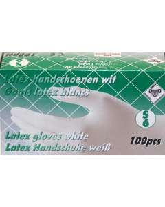 Handschoen  wit  100 st    xl
